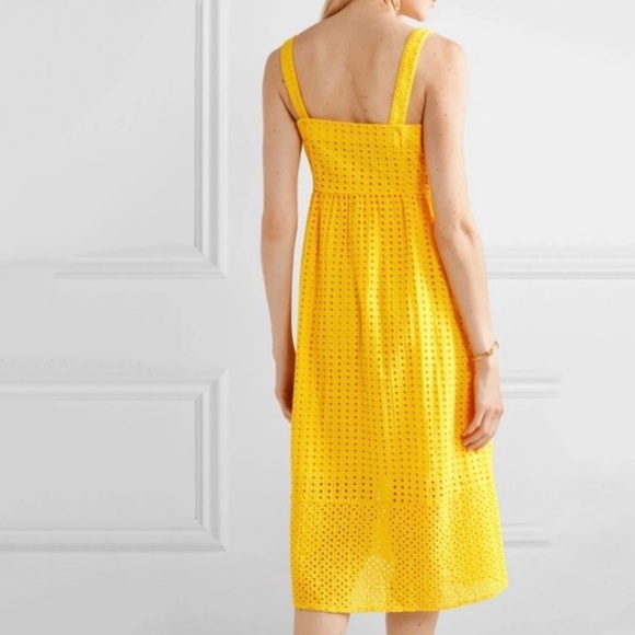 J. Crew Classic button-front midi sundress in embroidered eyelet - Picture 7 of 15